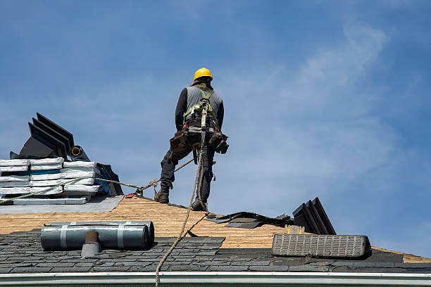 Professional Storm Damage Roof Repair technician working in Marion, KY